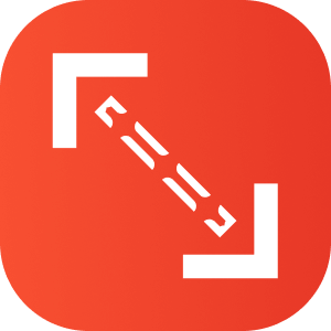 Aspect ratio calculator app icon